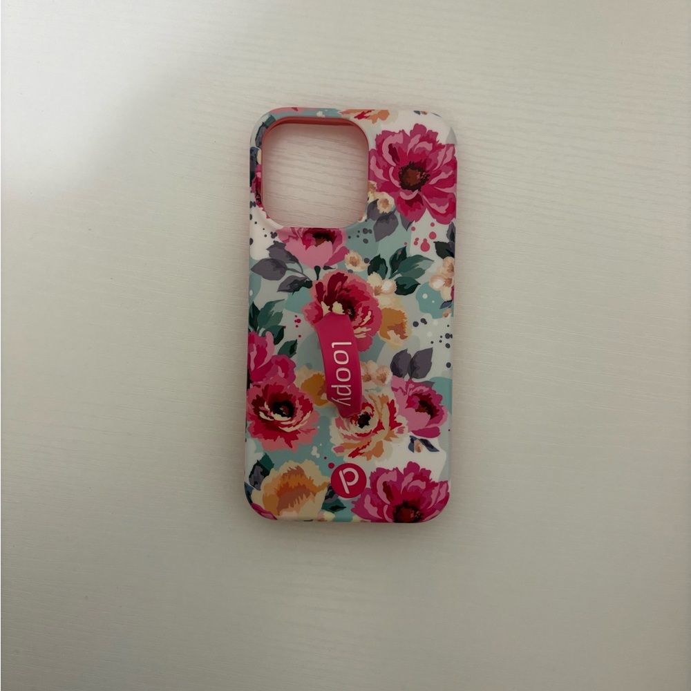 Loopy Case Floral Phone Case in Pink, Yellow, Green and White